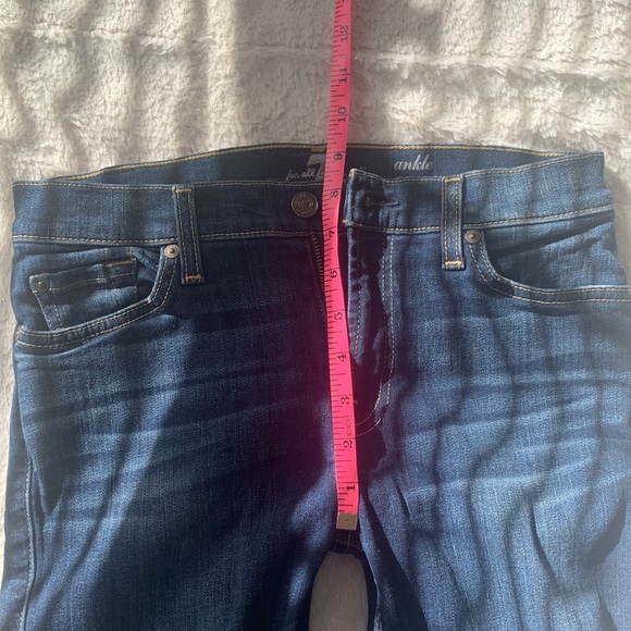 {7 For All Mankind} skinny ankle jeans - Picture 6 of 7